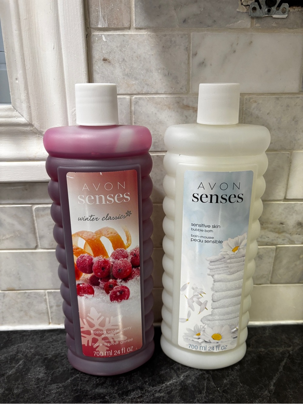 Winterberry and Sensitive bubble bath